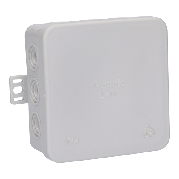 E113 - Wall junction box IP54 85 x 85 x 40 mm
