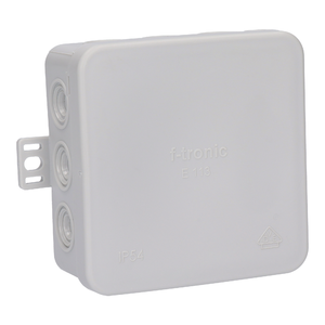 E113 - Коробка розподільна настінна IP54 85 x 85 x 40 мм - Зображення виробу 