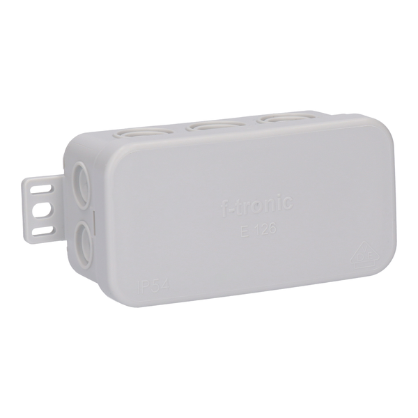 E126 - Wall junction box IP54 85 x 44 x 40 mm
