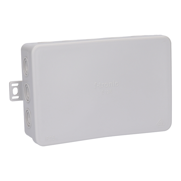 E128 - Puszka odgałęźna naścienna IP54 134 x 89 x 40 mm