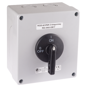 Izolační rozpínač RSI 80 v krytu OB17 - OB17
