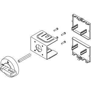 Mounted behind the board, RSI 80-1203 for assembly W01 - Product picture