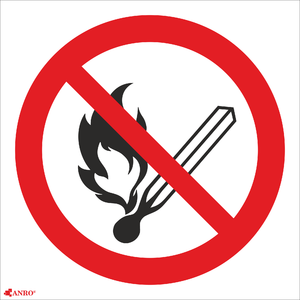 No open fire, No smoking 150x150 - Product picture