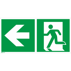 Exit, left/straight 150x300 - Product picture