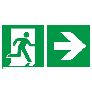 Exit, right/straight 150x300 - Product picture