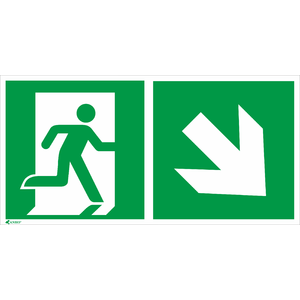 Exit, right/down - Product picture