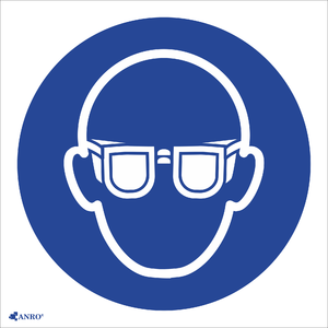 Носите защитные очки с подписью (с поясняющей надписью) - Изображение изделия