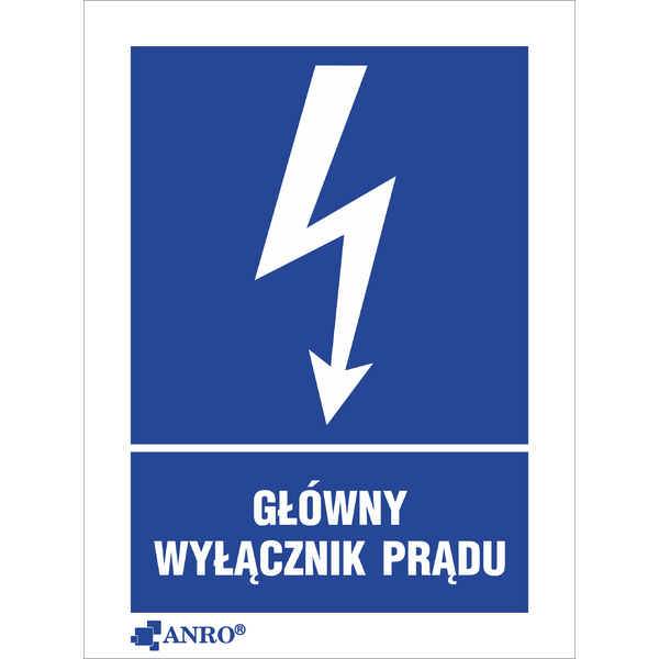 GŁÓWNY WYŁĄCZNIK PRĄDU 148x210