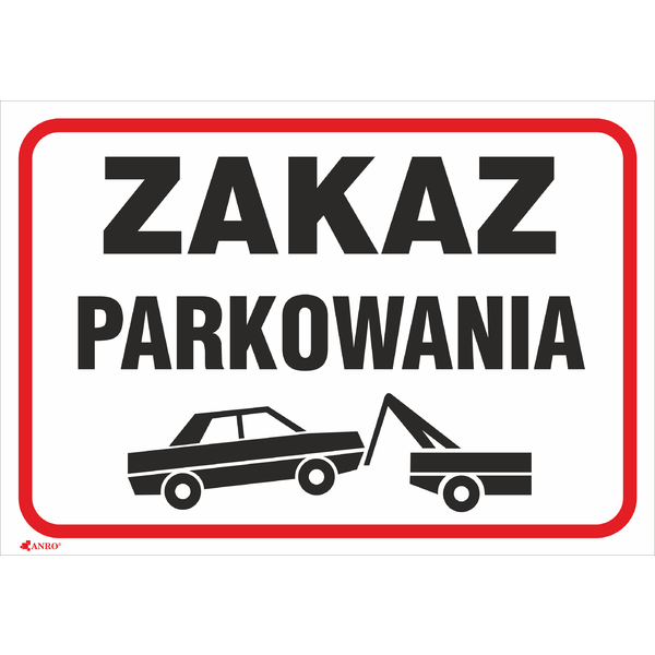 Zakaz parkowania