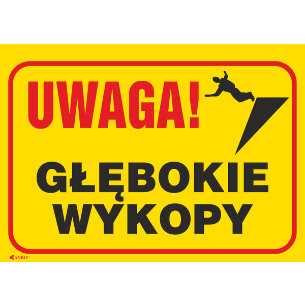Uwaga! Głębokie wykopy 350x250