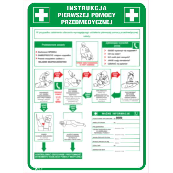 Instrukcja pierwszej pomocy przedmedycznej