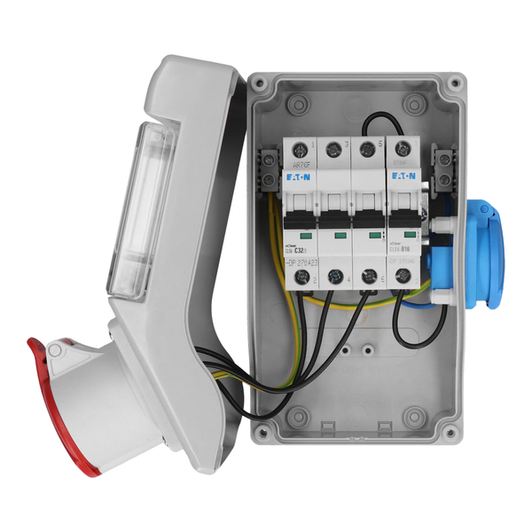 Switch socket ZI3 with miniature circuit breaker - Product picture