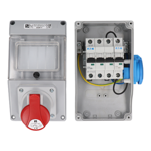 Switch socket ZI3 with miniature circuit breaker (SCHUKO) - Product picture