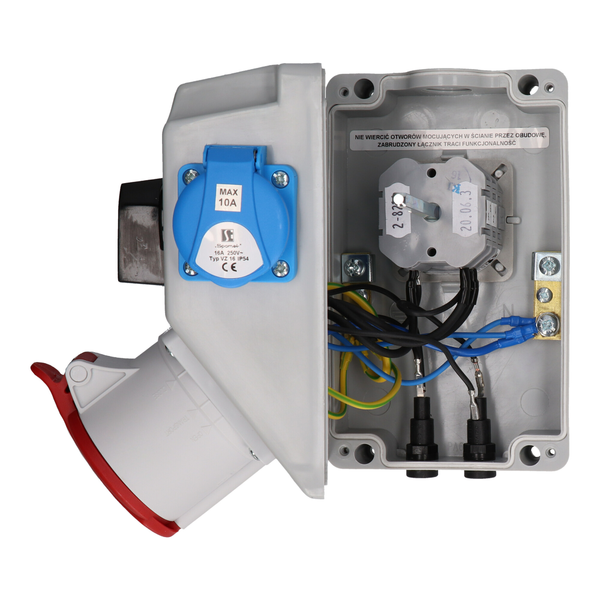 Switch socket ZI with disconnector 0-I - Product picture