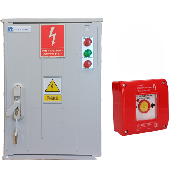 Zestaw wykonawczy uruchamiająco-sygnalizujący z certyfikatem PWP1-UWS63